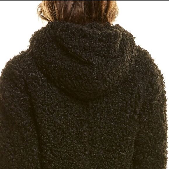 NWT Walter Baker Hooded Amanda Jacket in Black - Picture 3 of 11